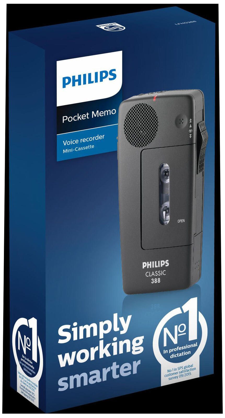 PHILIPS Pocket Memo 388 analoges Diktiergerät