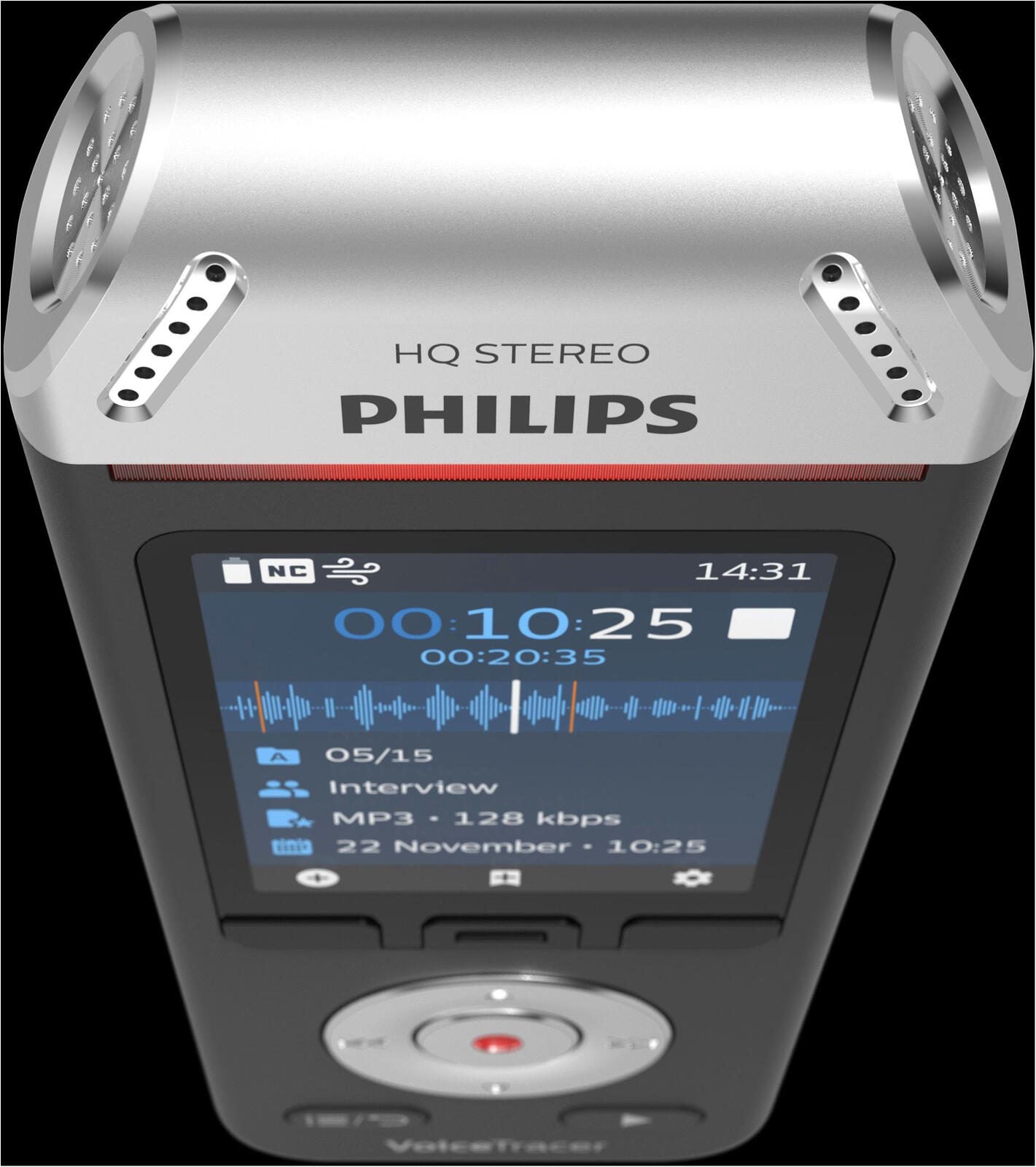 PHILIPS DVT2110 digitales Diktiergerät 8 GB