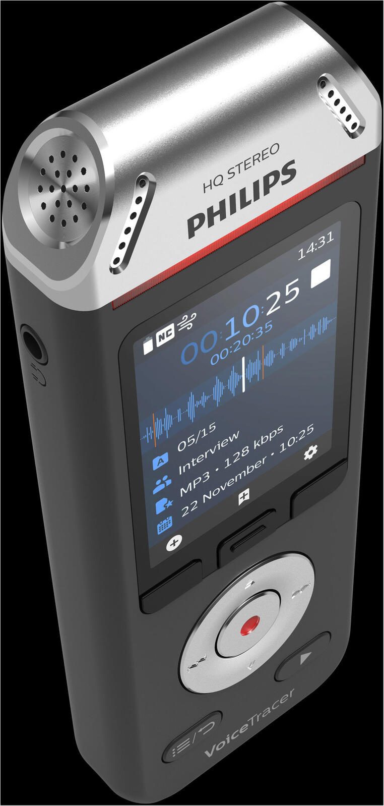 PHILIPS DVT2110 digitales Diktiergerät 8 GB
