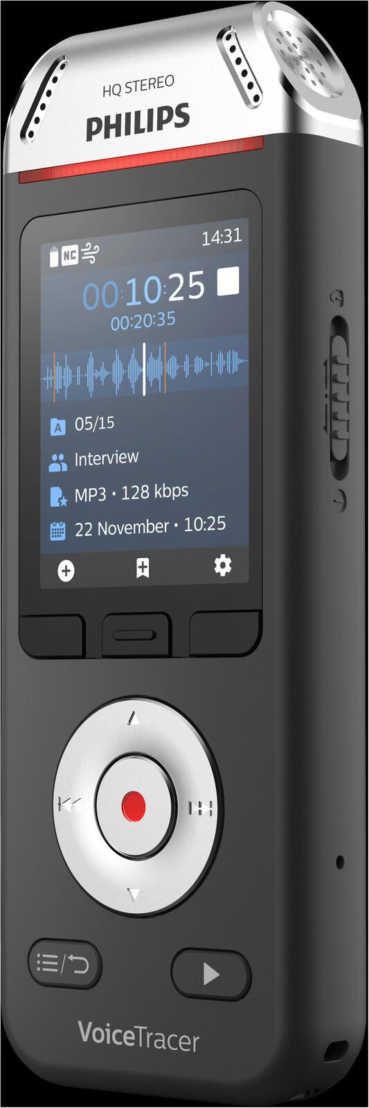 PHILIPS DVT2110 digitales Diktiergerät 8 GB