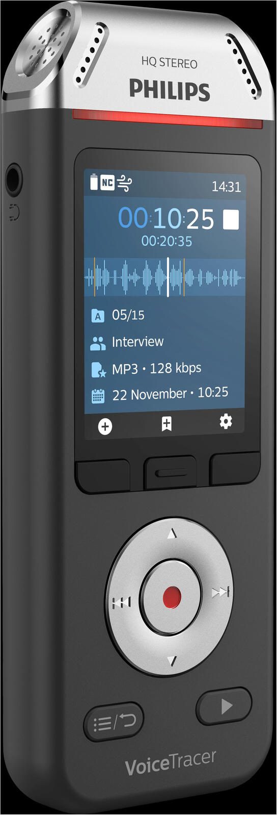 PHILIPS DVT2110 digitales Diktiergerät 8 GB