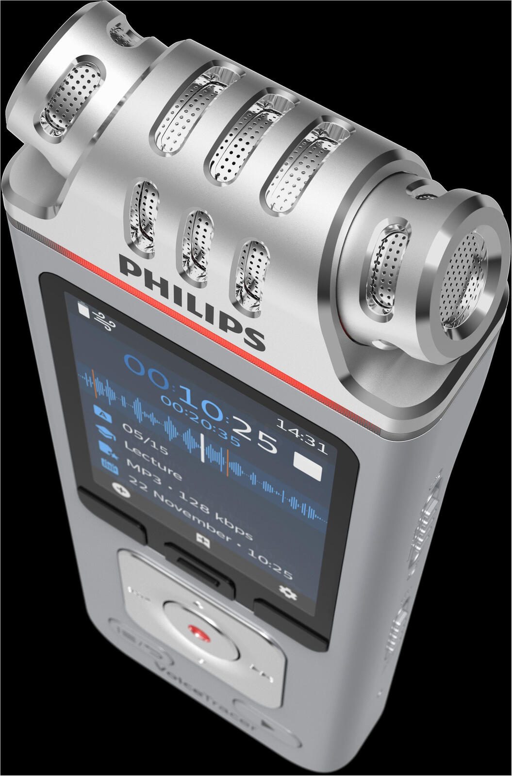 PHILIPS DVT4110 digitales Diktiergerät 8 GB
