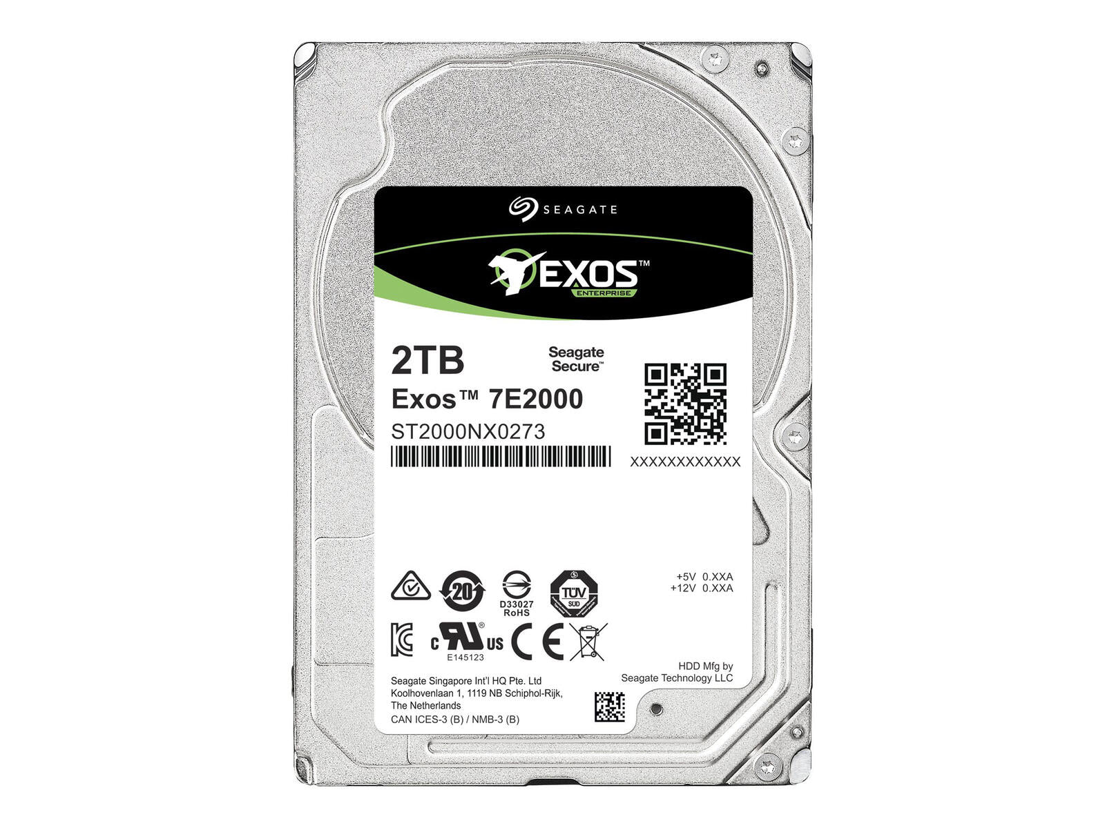 Seagate Exos 7E2000 SAS HDD 2 TB