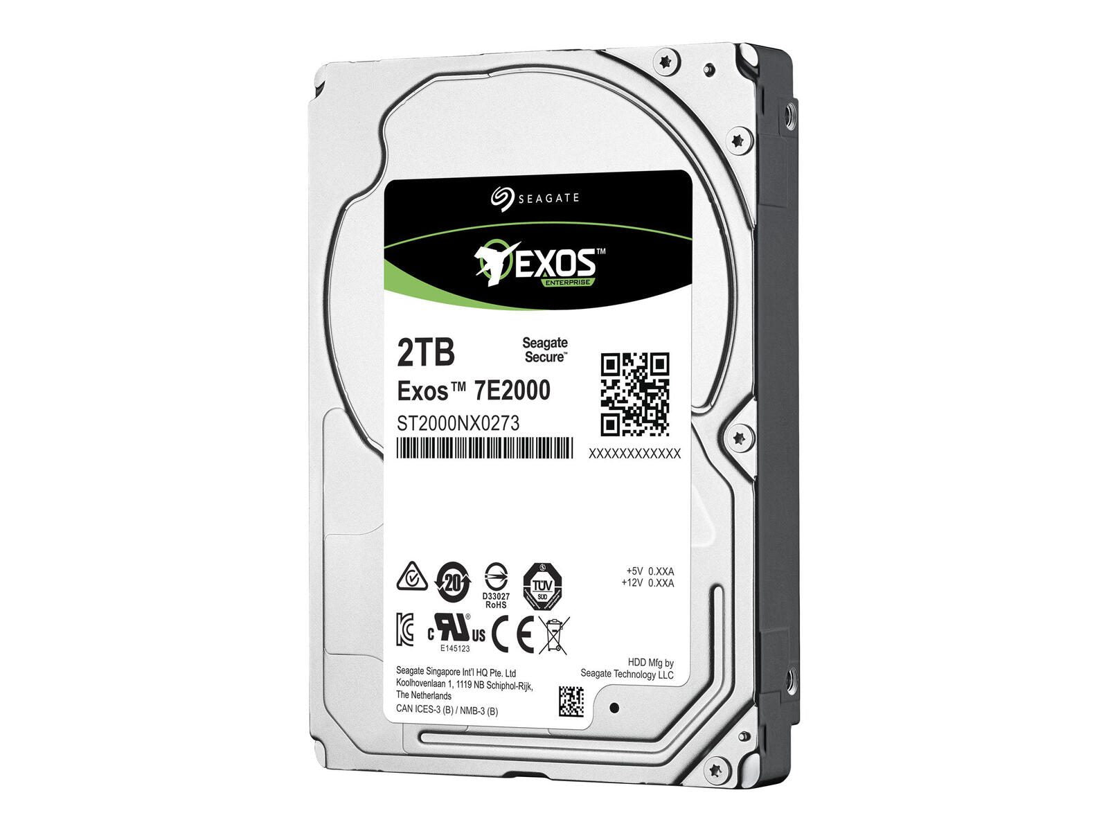 Seagate Exos 7E2000 SAS HDD 2 TB