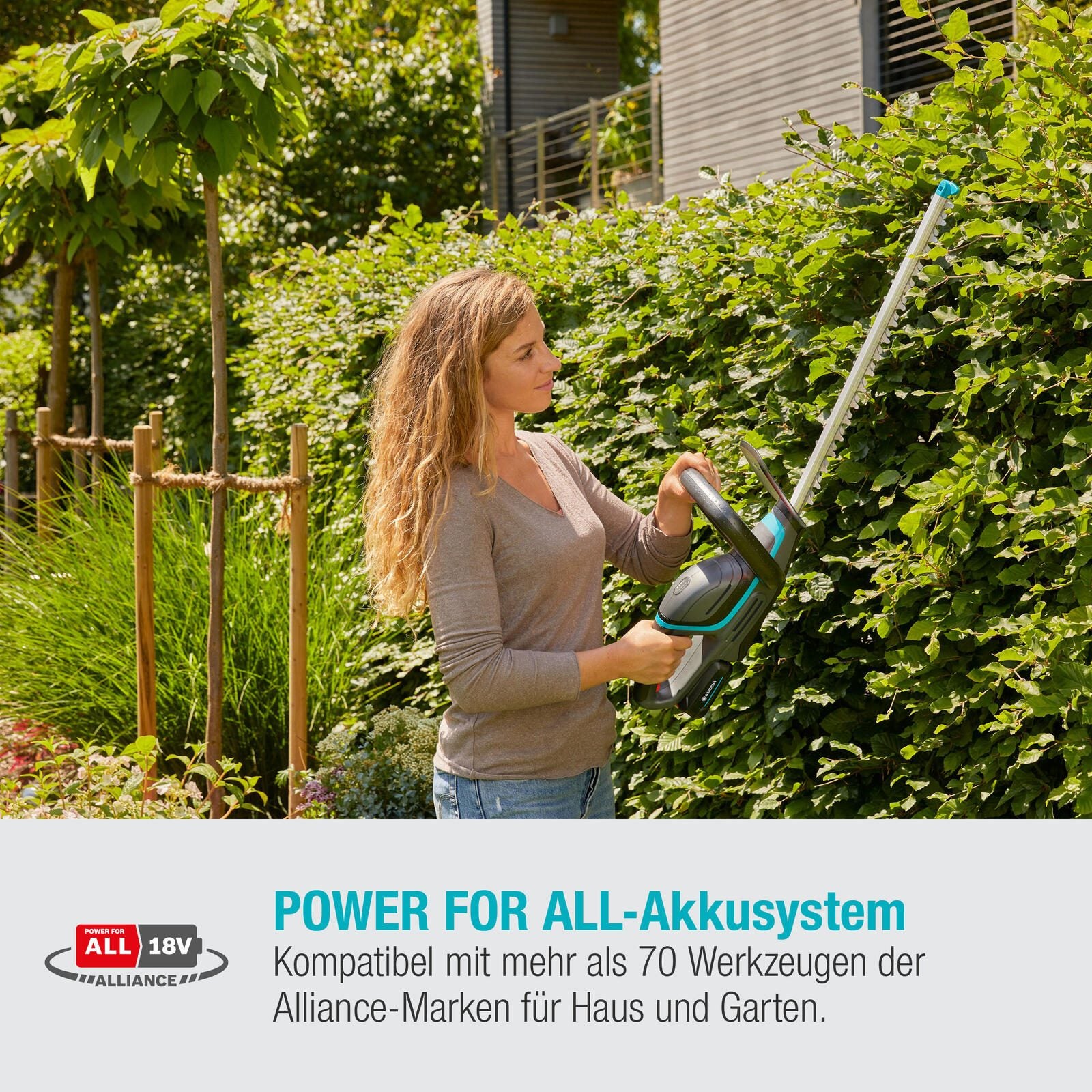 GARDENA ComfortCut 50/18V solo Akku-Heckenschere