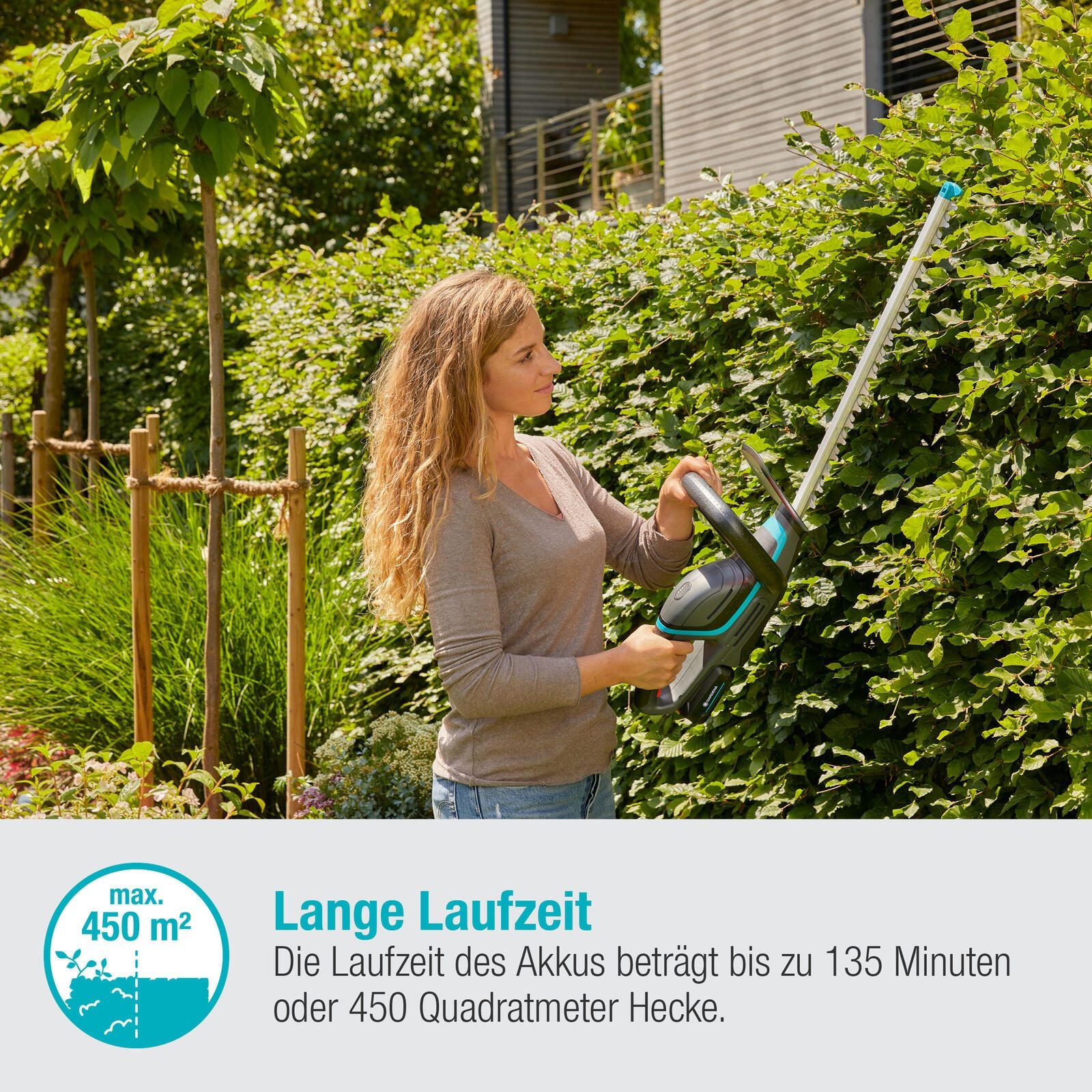 GARDENA ComfortCut 50/18V solo Akku-Heckenschere