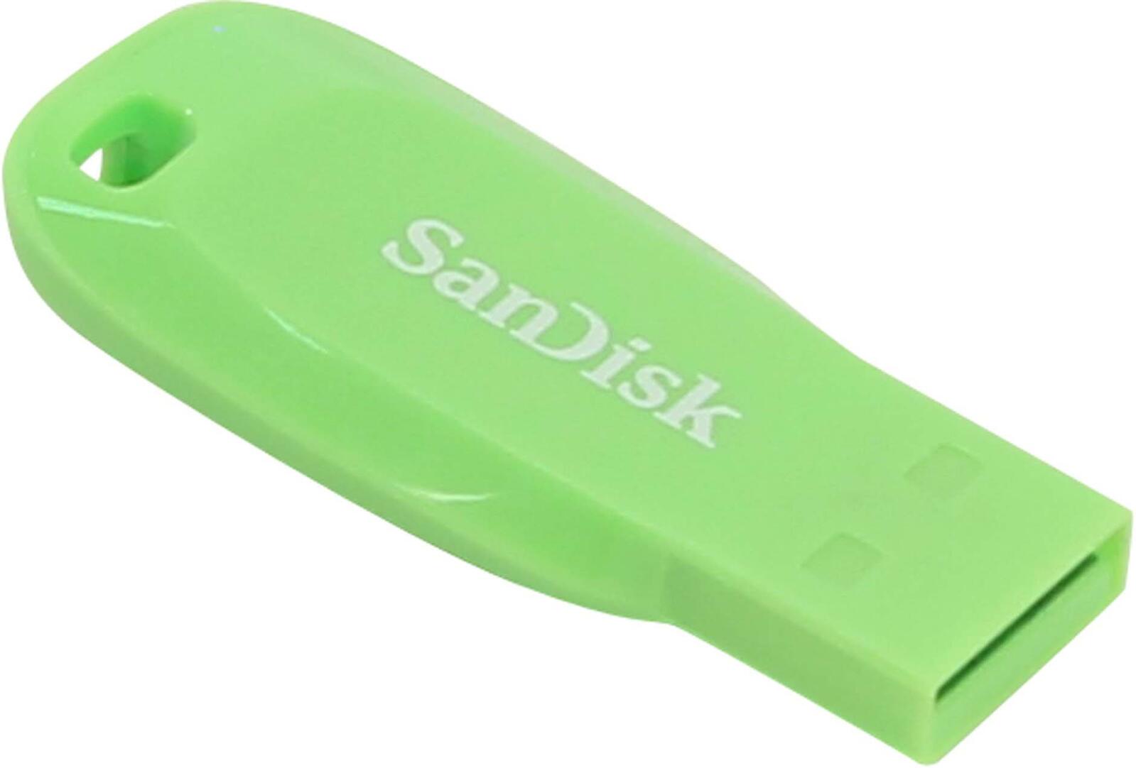 SanDisk Cruzer Blade USB-Stick 32 GB, grün