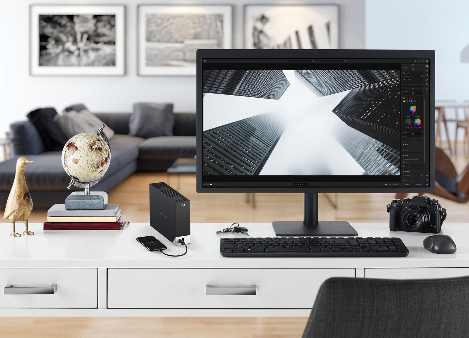 Seagate One Touch mit Hub Stationär HDD - 4 TB