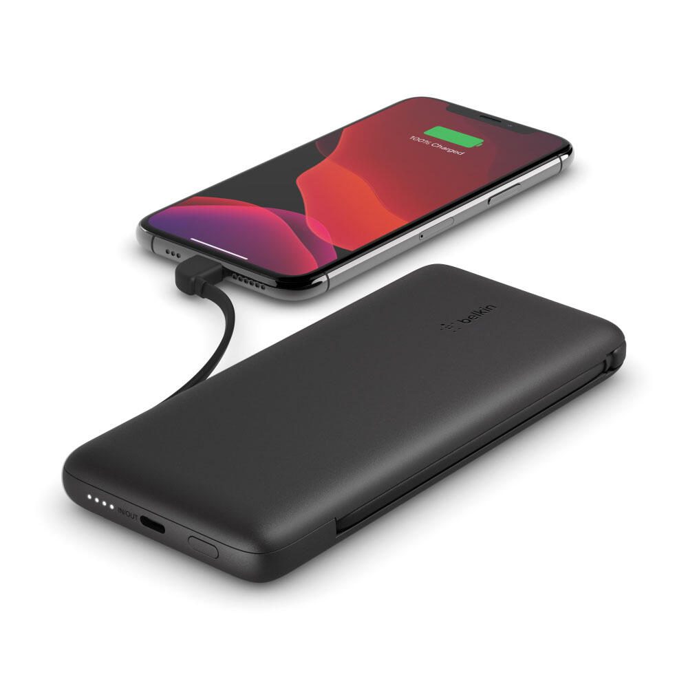 Belkin BoostCharge Plus 10K-USB-C-Powerbank, schwarz