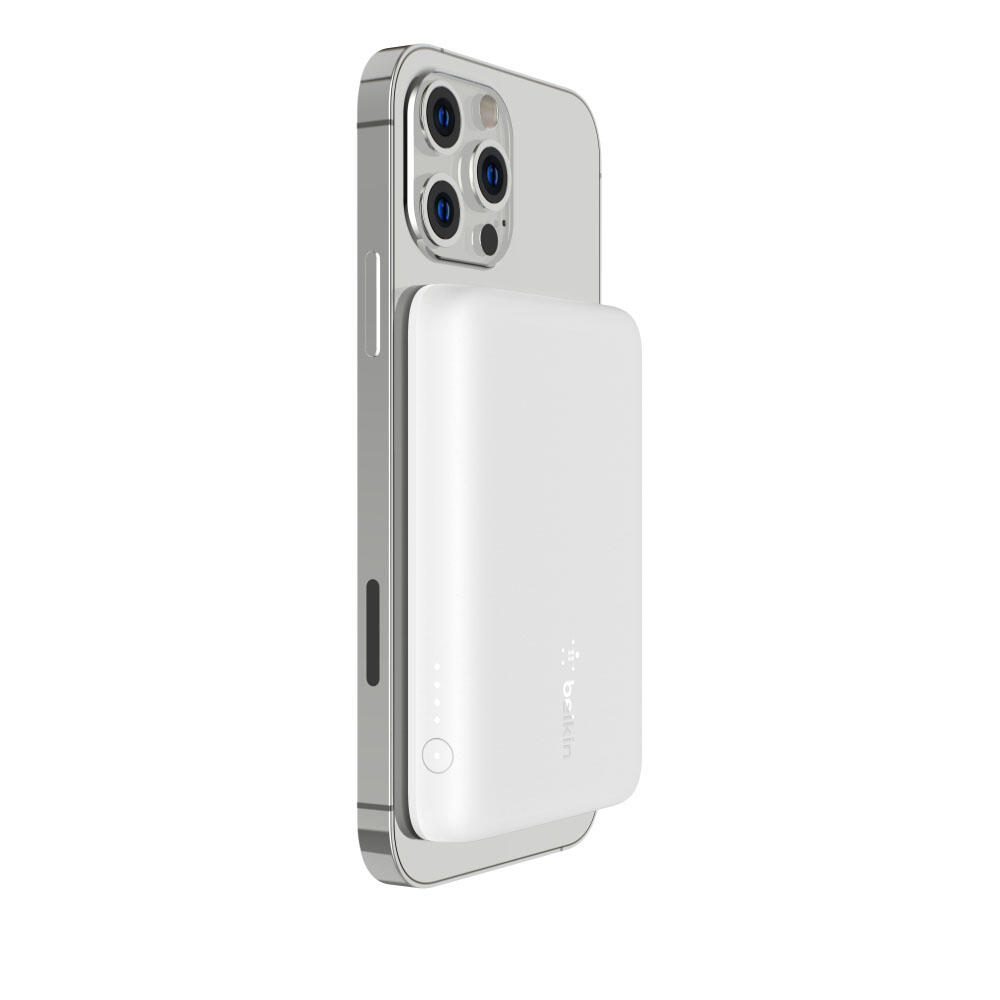 Belkin BoostCharge Magnetische drahtlose Powerbank mit 2500 mAh, weiß