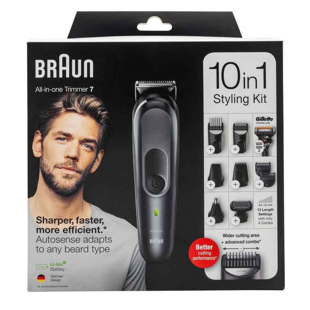 BRAUN elektrischer Rasierer MultiGroomingKit 7 MGK7321