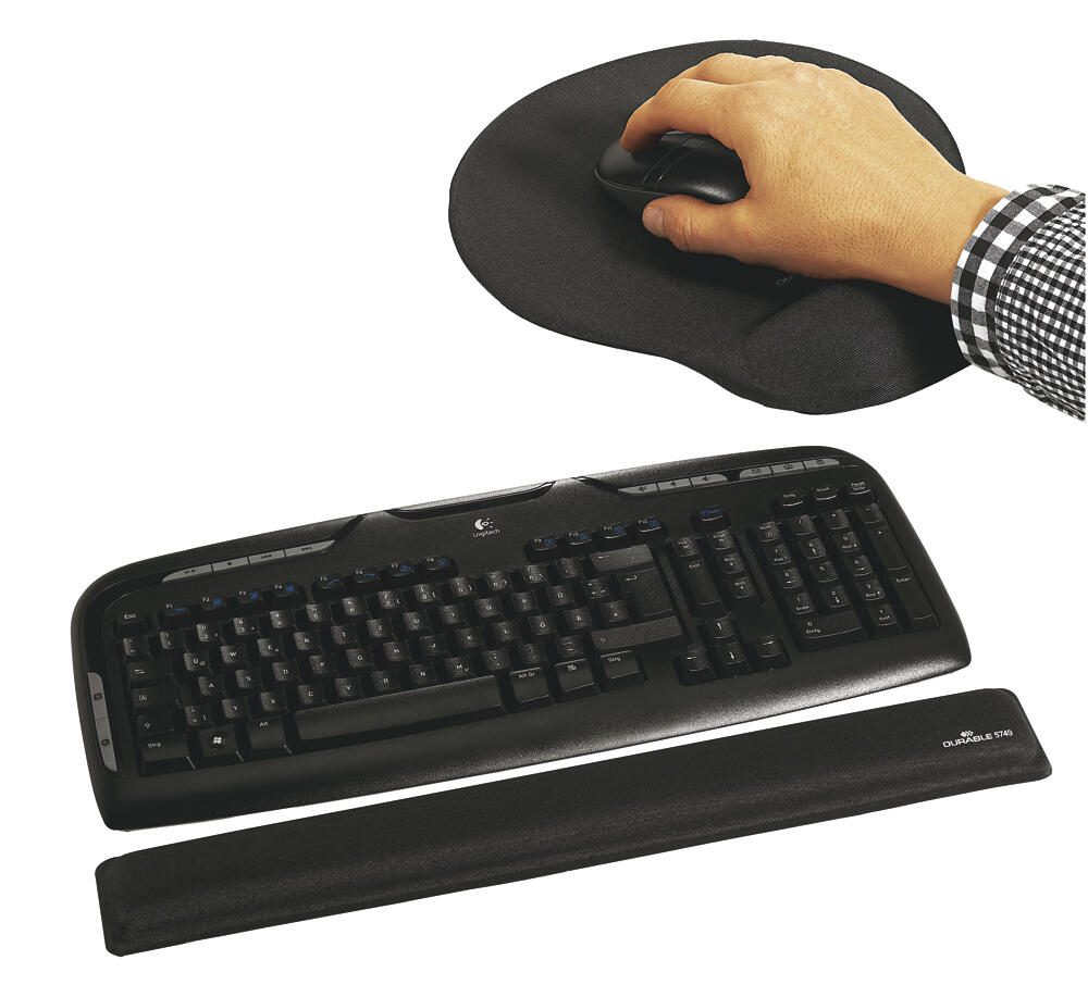 DURABLE Tastatur-Handballenauflage anthrazit