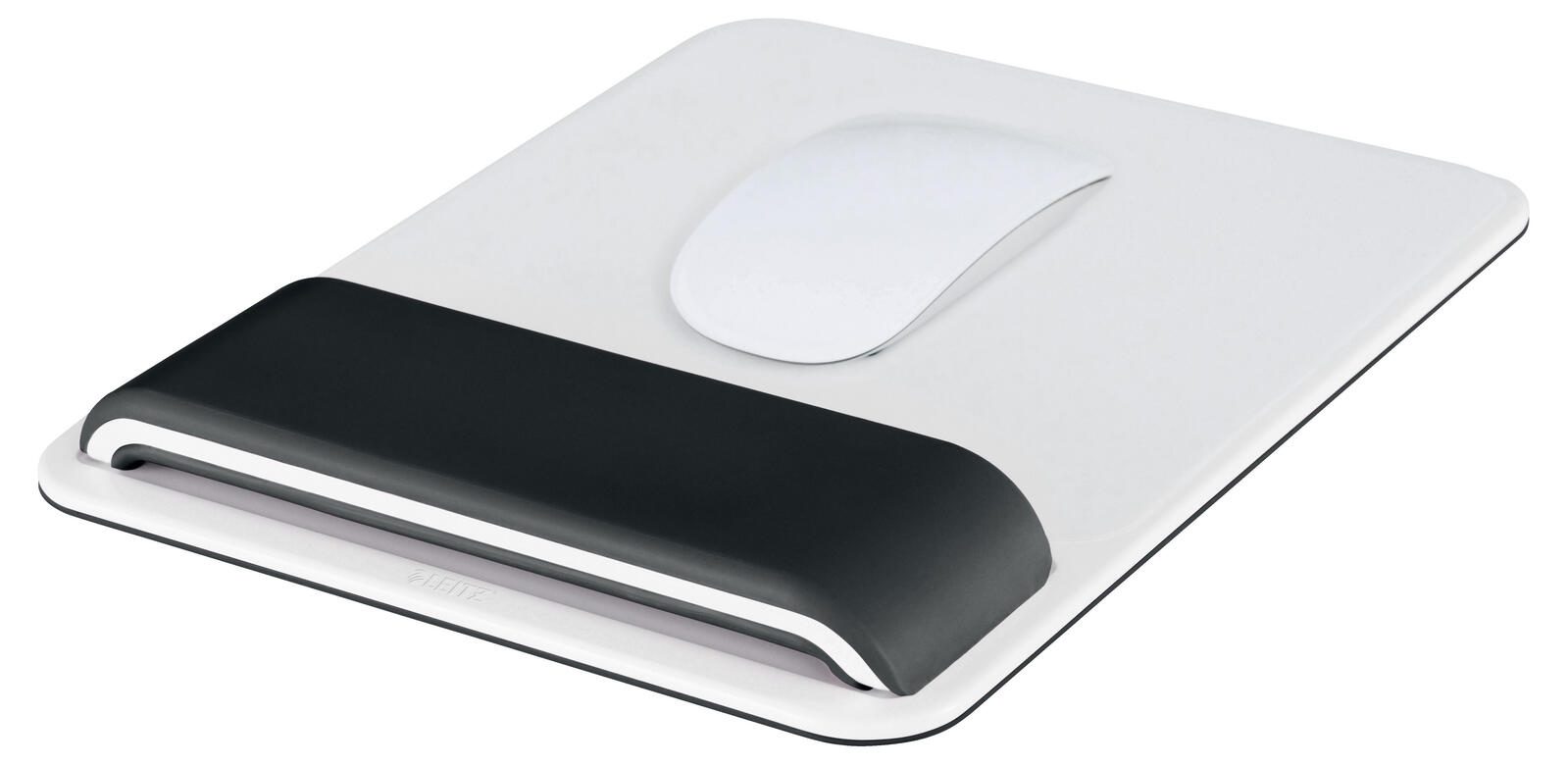 LEITZ Mousepad mit Handgelenkauflage Ergo WOW weiß, schwarz