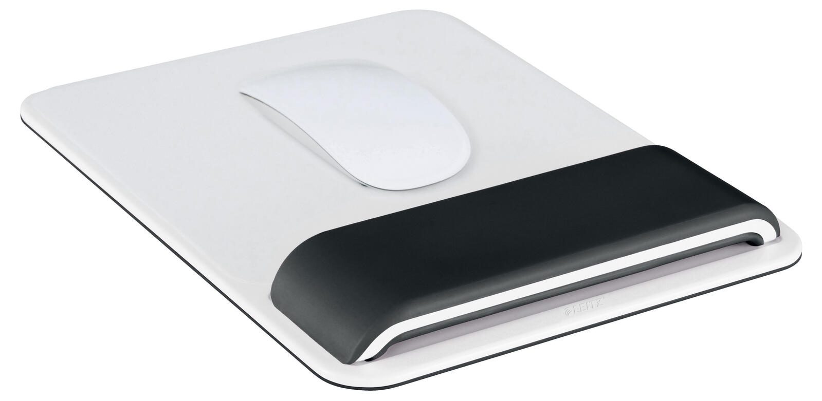 LEITZ Mousepad mit Handgelenkauflage Ergo WOW weiß, schwarz
