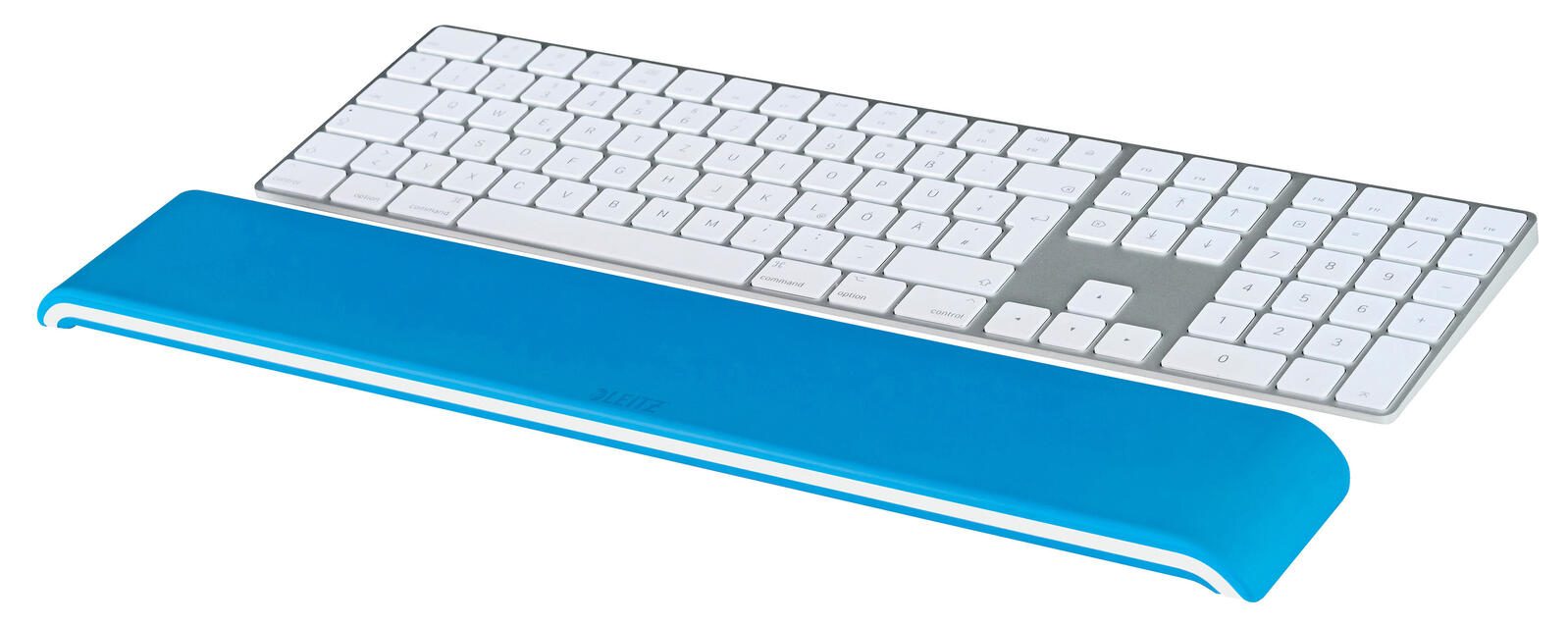 LEITZ Tastatur-Handballenauflage Ergo WOW blau, weiß