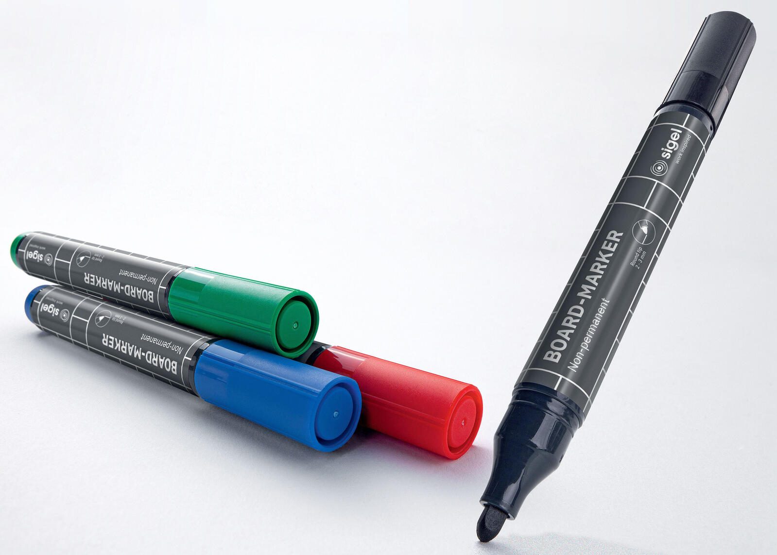 SIGEL Whiteboard- und Flipchart-Marker 2.0 - 3.0 mm Mehrfarbig