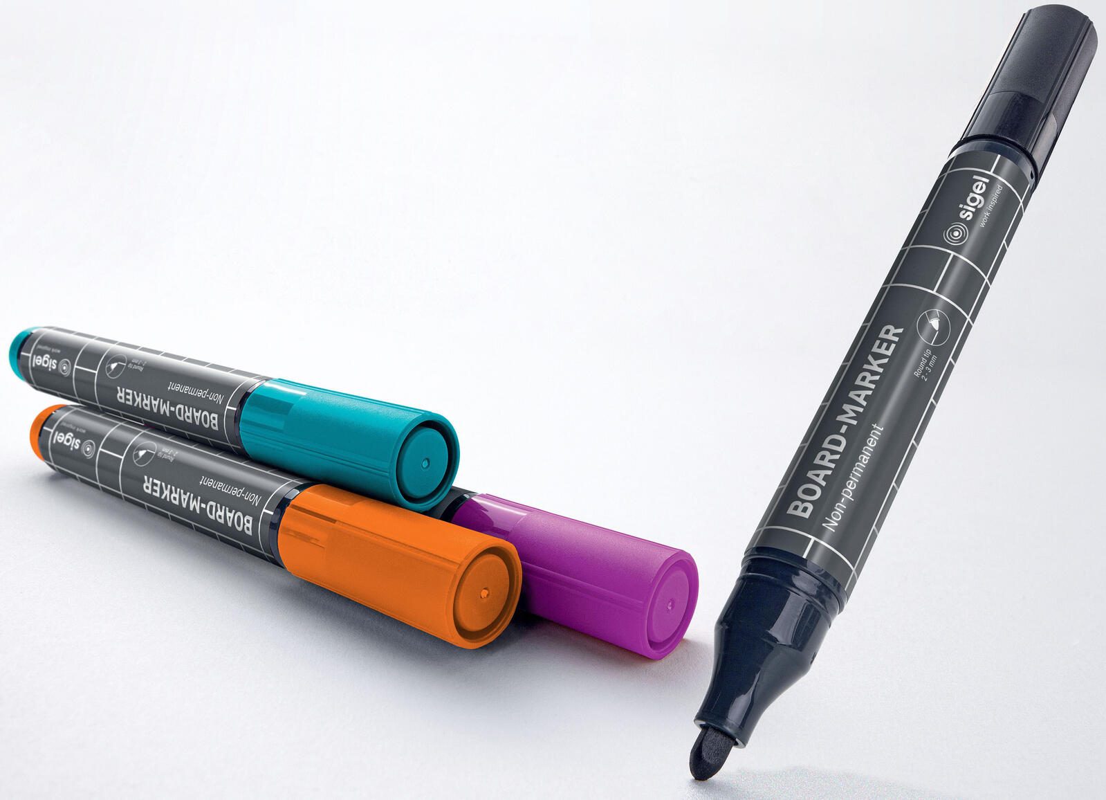 SIGEL Whiteboard- und Flipchart-Marker 2.0 - 3.0 mm Mehrfarbig
