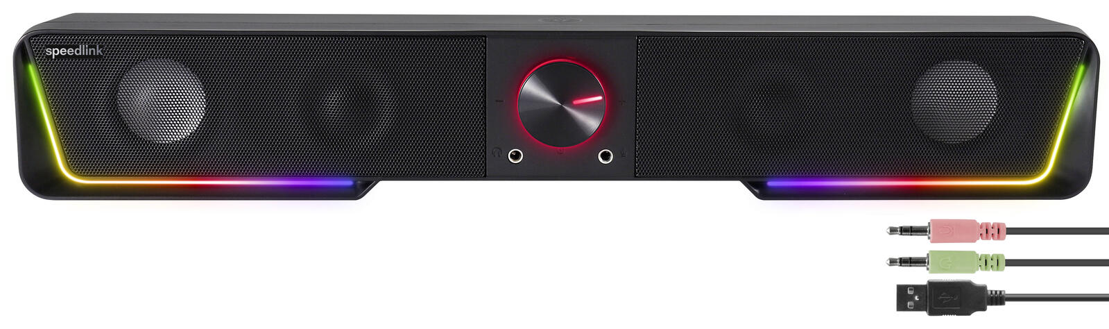Speedlink GRAVITY RGB Stereo Soundbar, schwarz