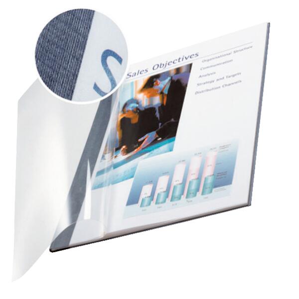 LEITZ Buchbindemappen blau für 15-35 Blatt DIN A4