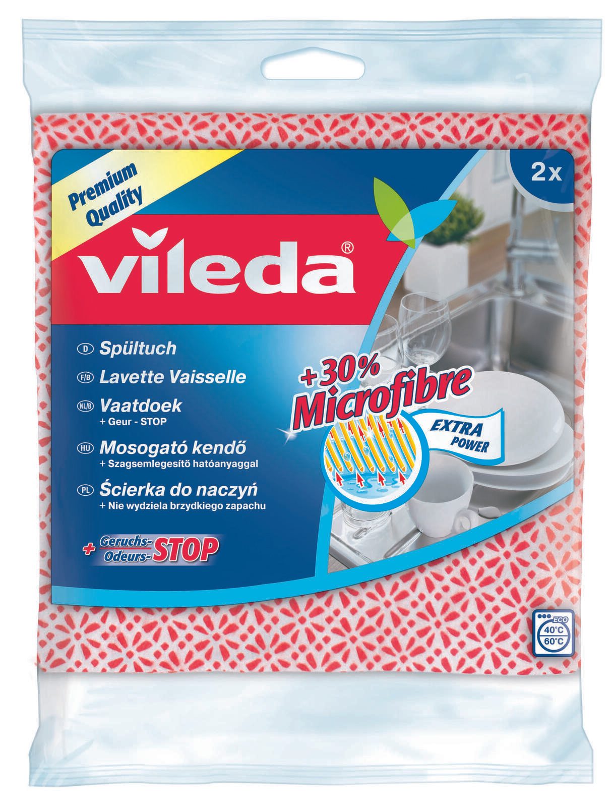 vileda Spültuch 34 cm x 34 cm