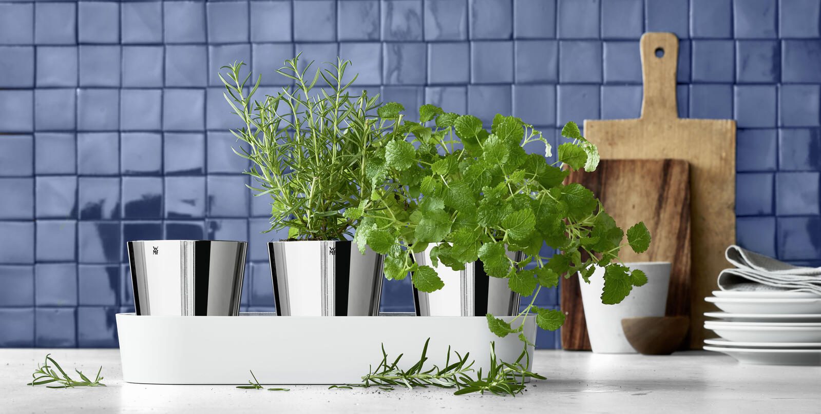 WMF Gourmet Kräutertopf-Set silber