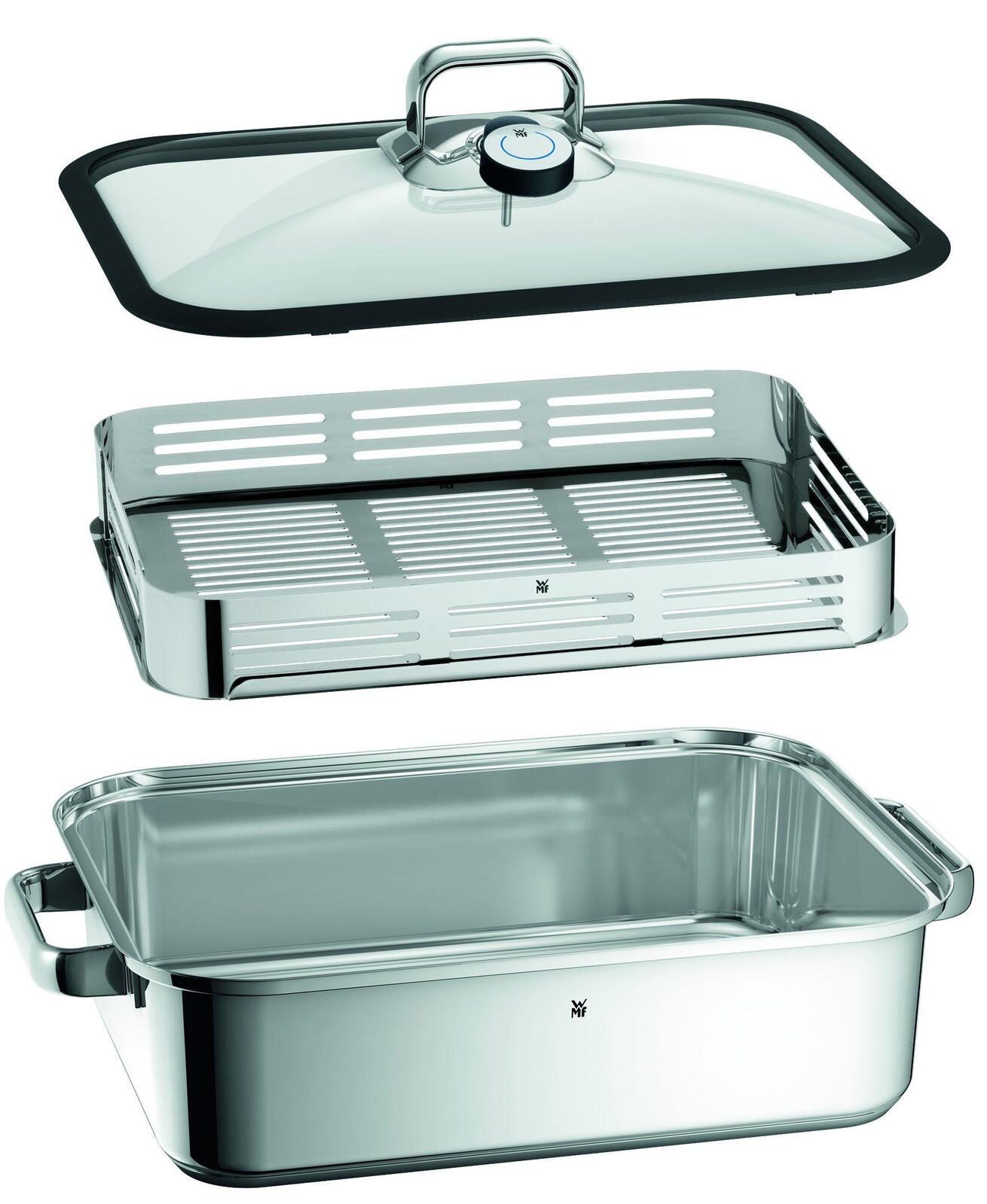 WMF Vitalis Dampfkochtopf 6,0 l silber