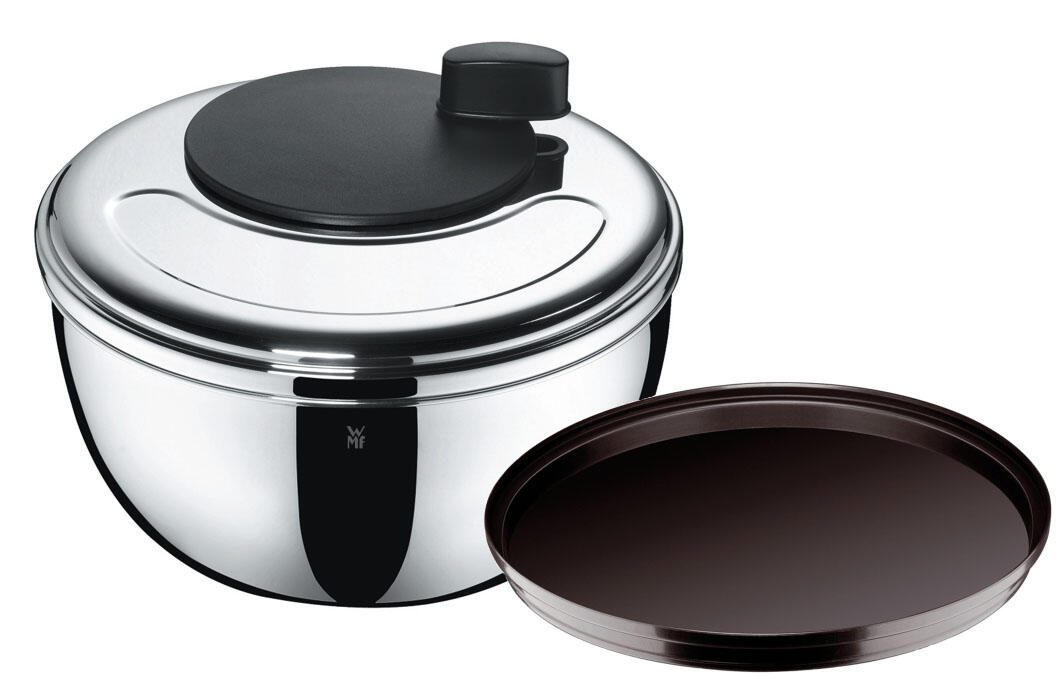 WMF Gourmet Salatschleuder 24 cm 4,0 l silber