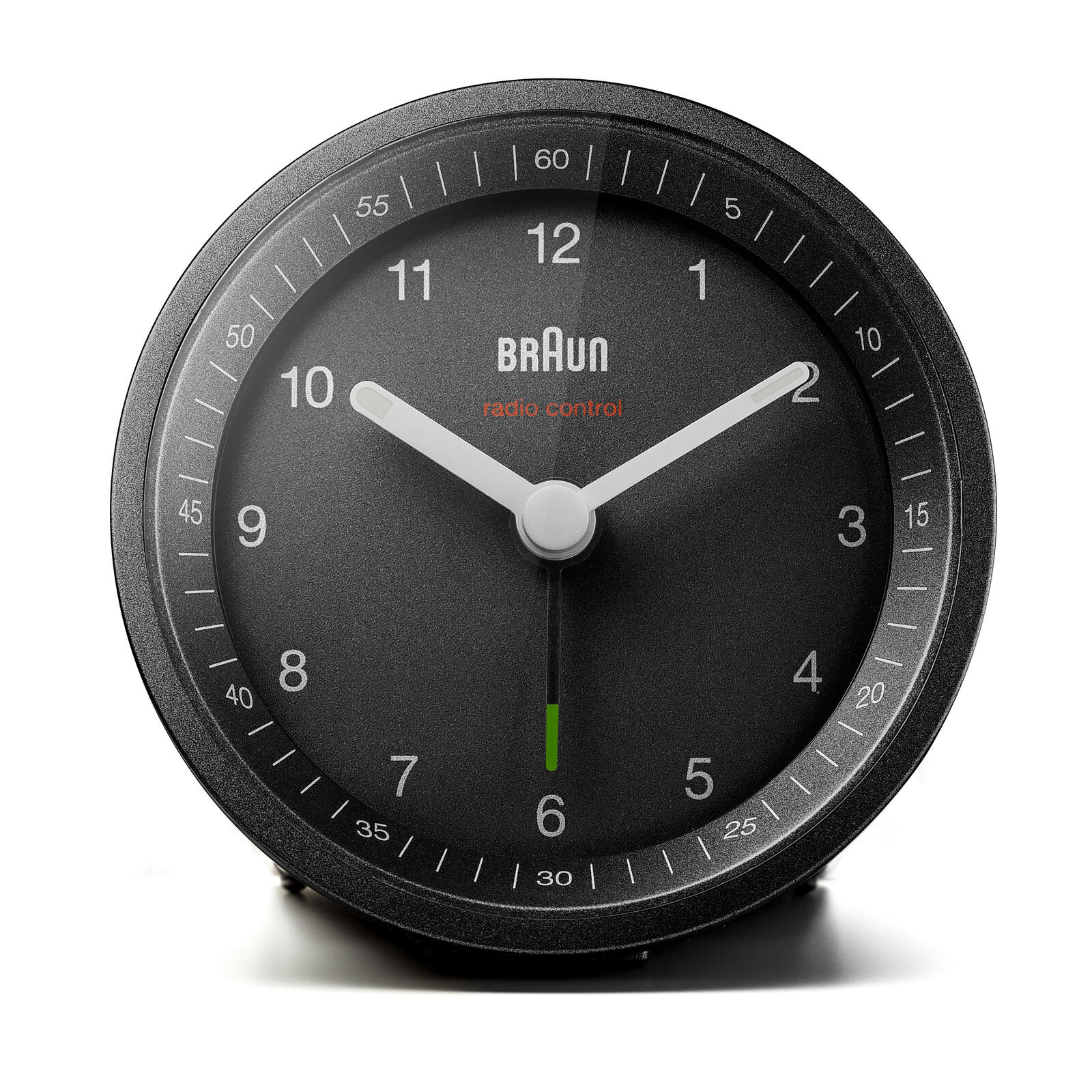BRAUN Funkwecker BC 07 B-DCF Ø 8 cm schwarz