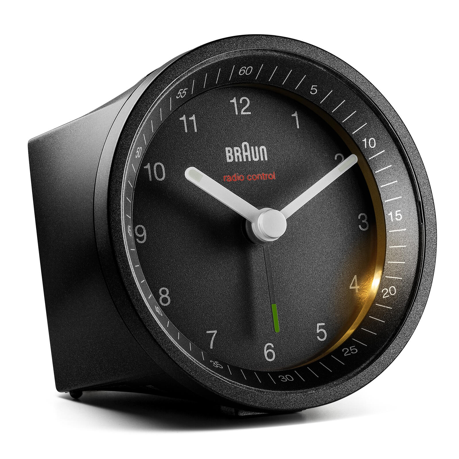 BRAUN Funkwecker BC 07 B-DCF Ø 8 cm schwarz
