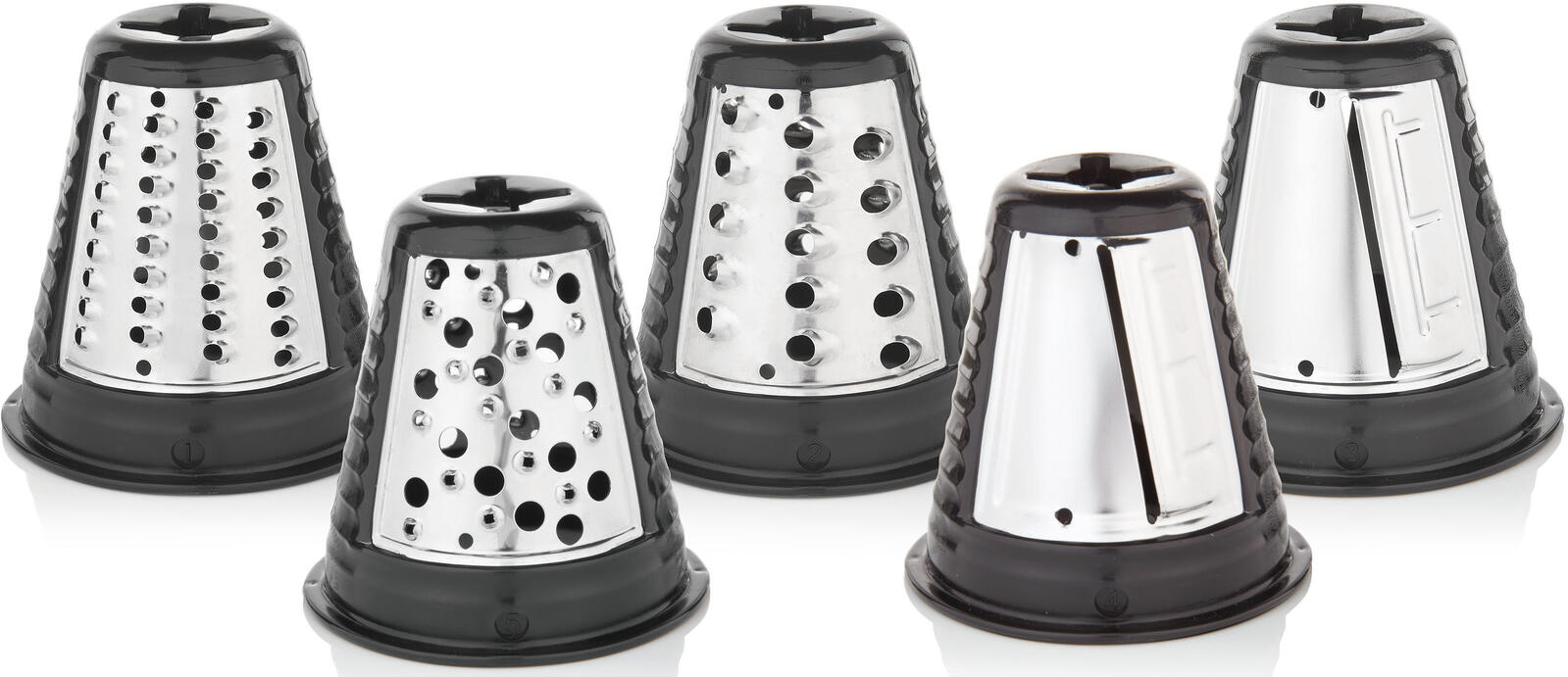 WMF KÜCHENminis Salat-to-go elektrische Reibe silber/schwarz
