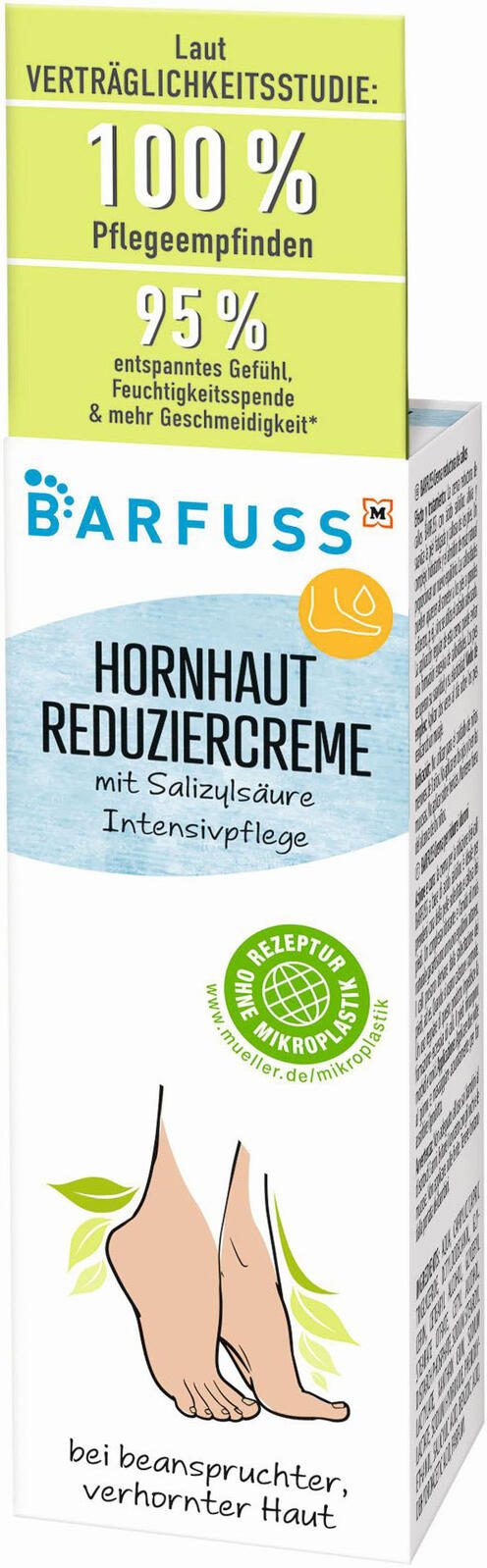 BARFUSS Hornhaut Reduziercreme Hornhautcreme 50 ml