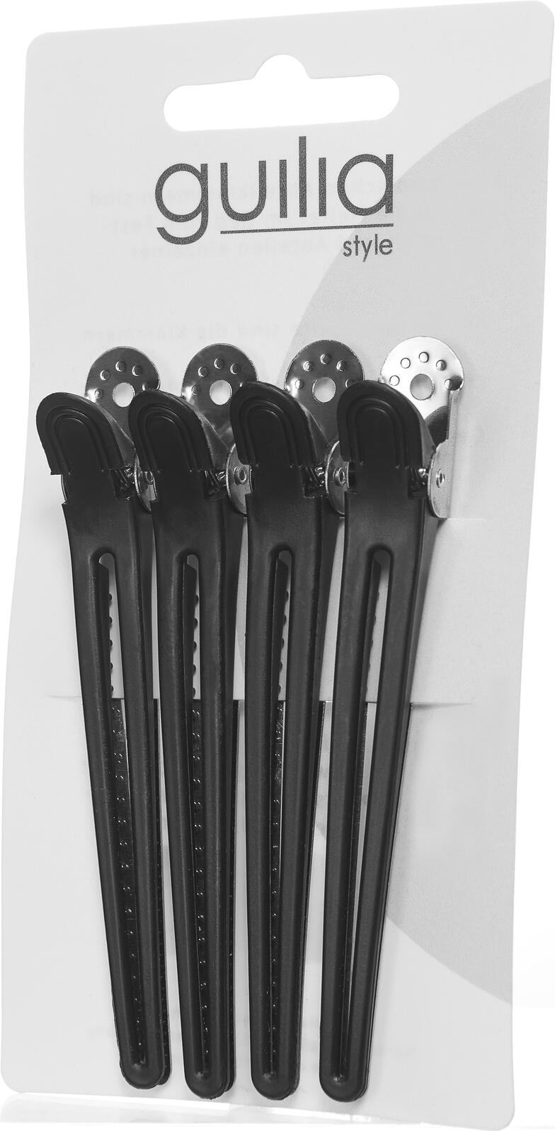 Haarabteilklammern schwarz P60