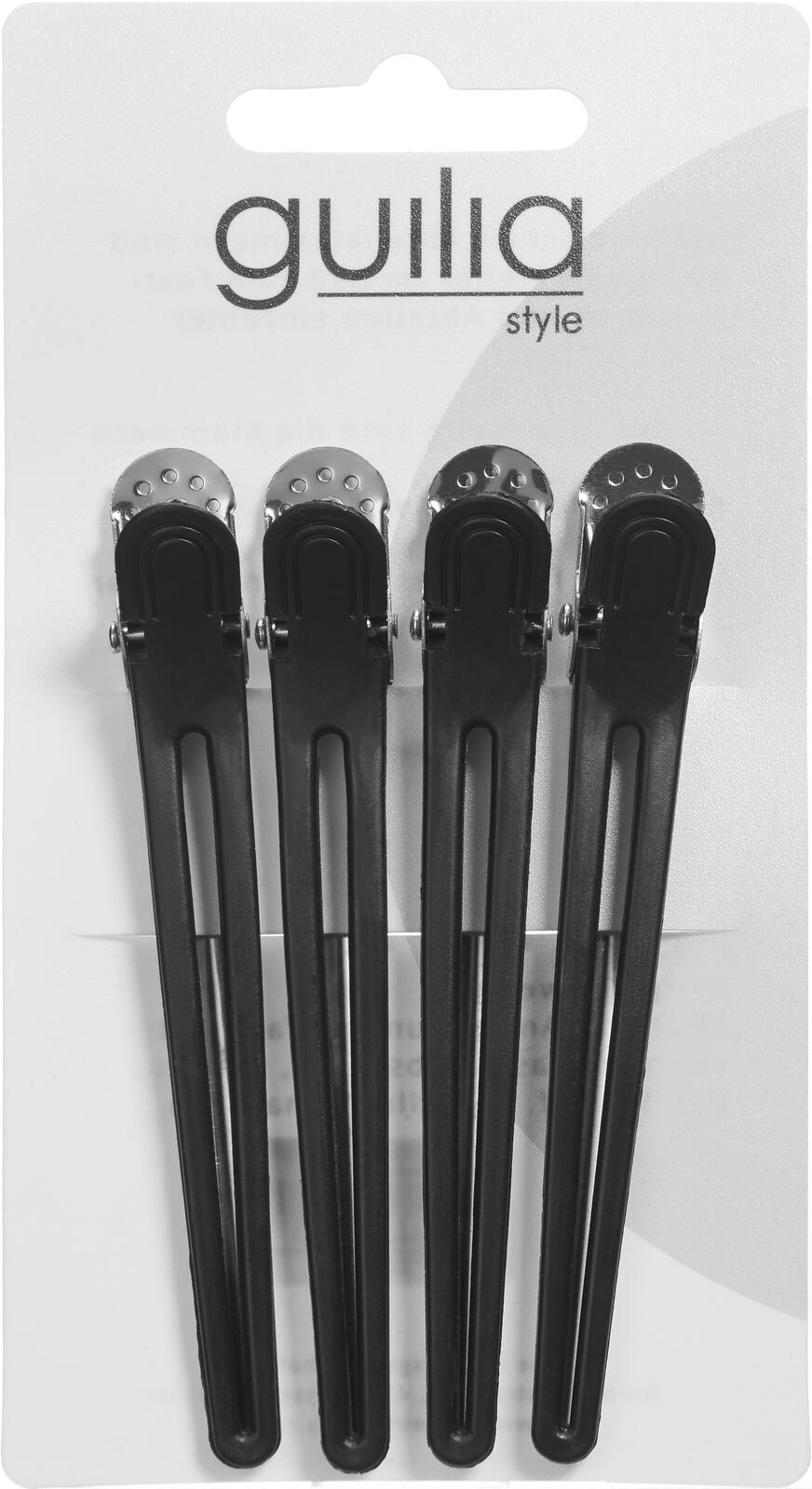 Haarabteilklammern schwarz P60