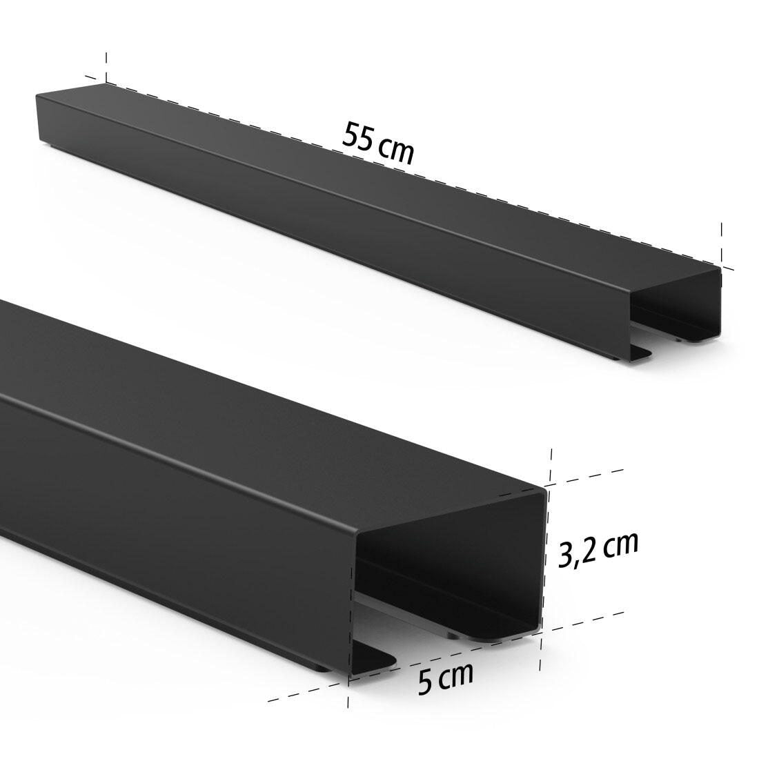 Hama Kabelkanal 55 cm schwarz
