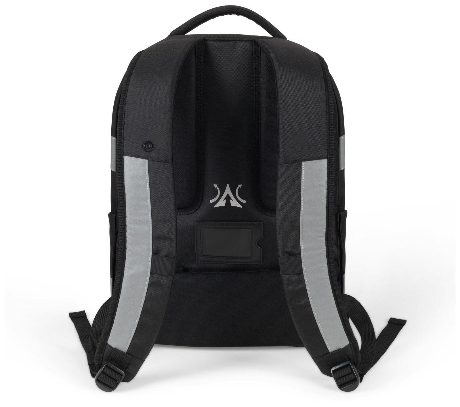 Dicota Rucksack REFLECTIVE schwarz 25,0 l bis 39,6 cm (15,6 Zoll)