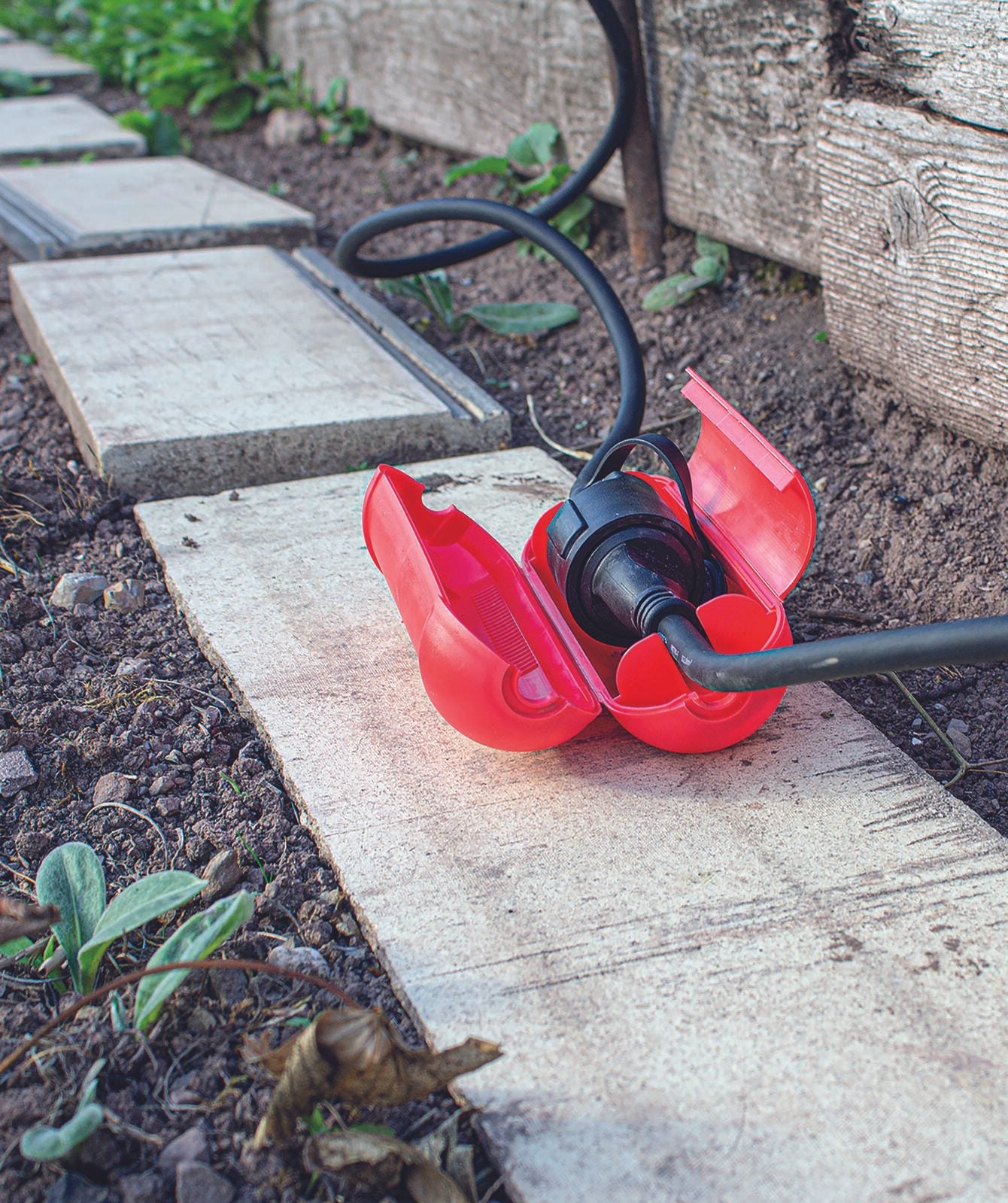 as-Schwabe Kabelschutzbox 20 cm rot