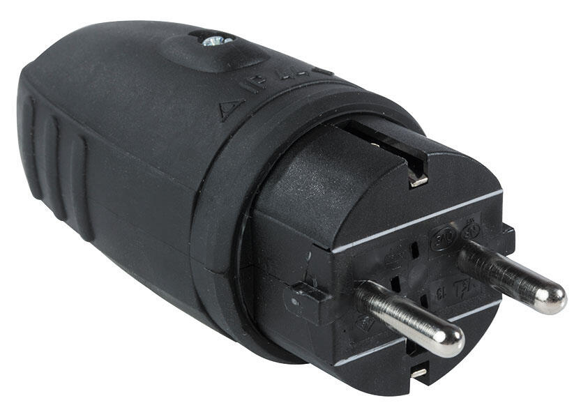 as-Schwabe Schuko-Stecker Gummi