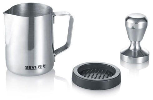 SEVERIN ZB5996 Barista-Set Milchkännchen: ca. 450 ml silber