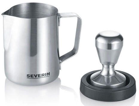 SEVERIN ZB5996 Barista-Set Milchkännchen: ca. 450 ml silber