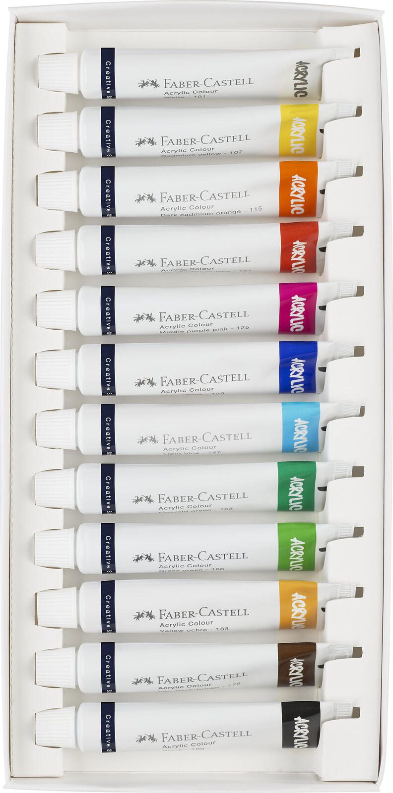 FABER-CASTELL Acrylfarben farbsortiert