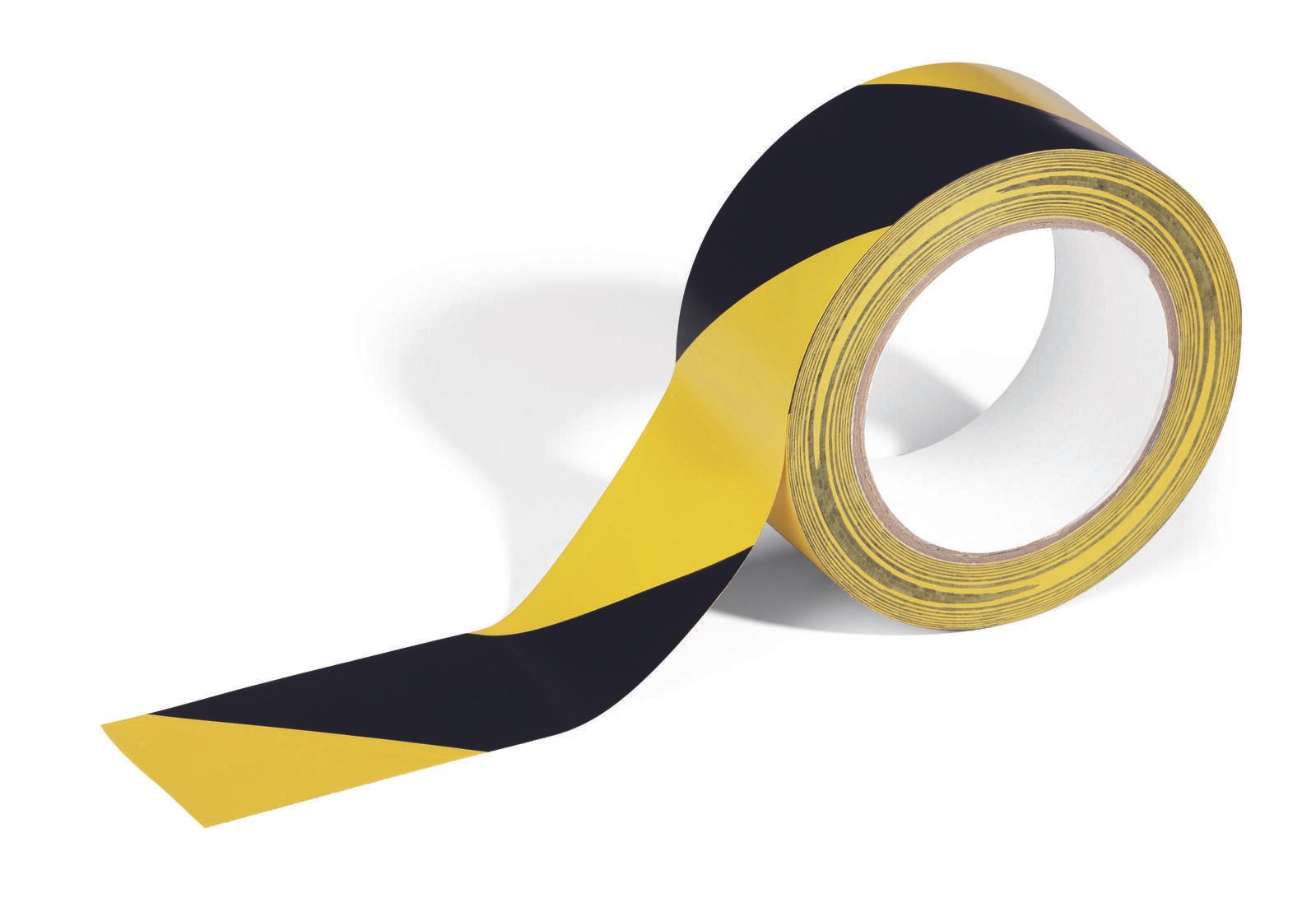 DURABLE Duraline Basic Bodenmarkierungsband 50 mm x 33 m gelb, schwarz