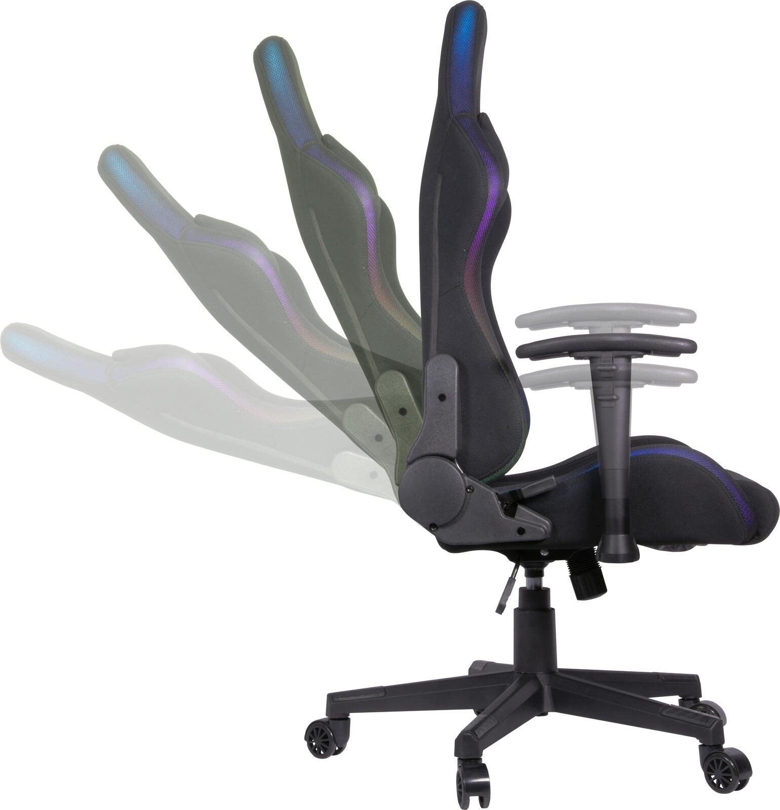 speedlink SL-660009-BK REGYS Gaming-Stuhl mit RGB-Beleuchtung - schwarz