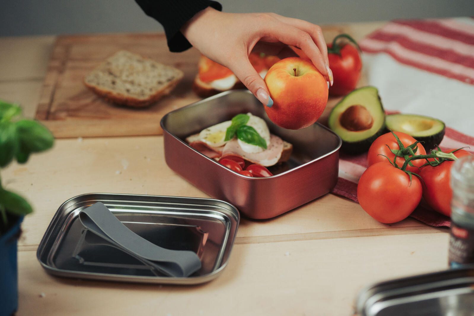 THERMOS® Lunchbox TC 6.5 cm hoch 1,0 l silber