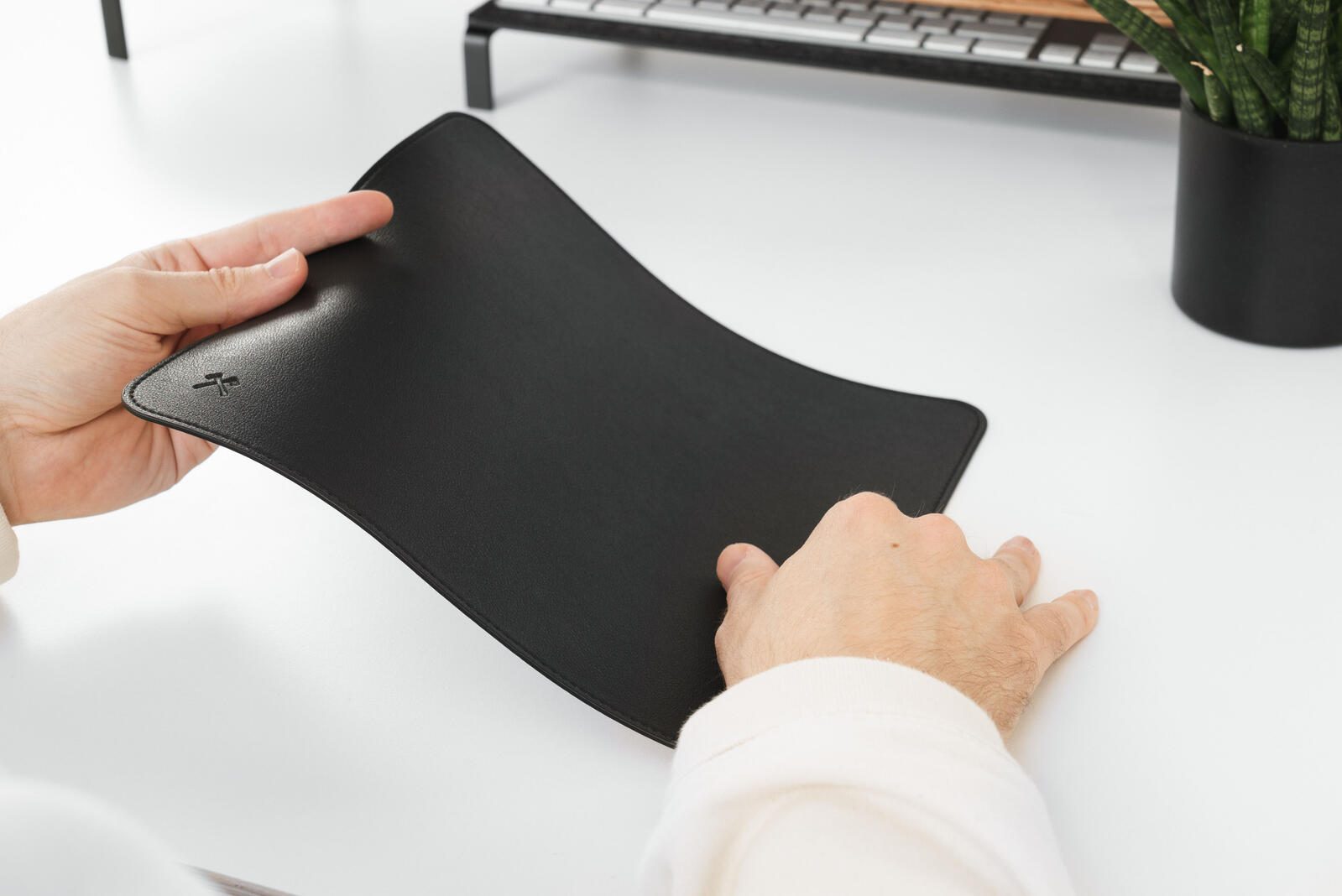 WOODCESSORIES Mousepad schwarz