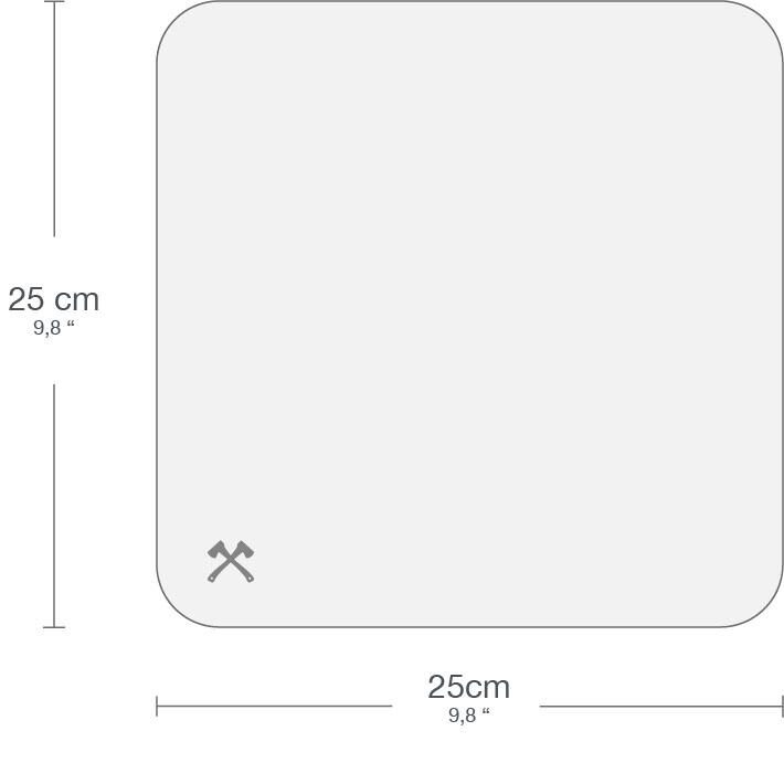 WOODCESSORIES Mousepad anthrazit