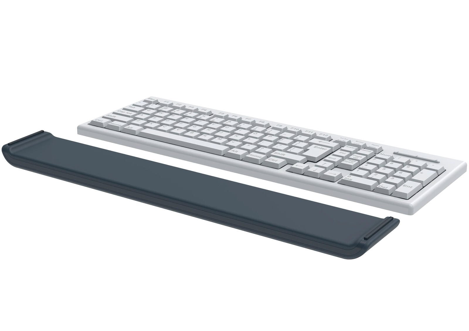 LEITZ Tastatur-Handballenauflage Ergo Cosy dunkelgrau