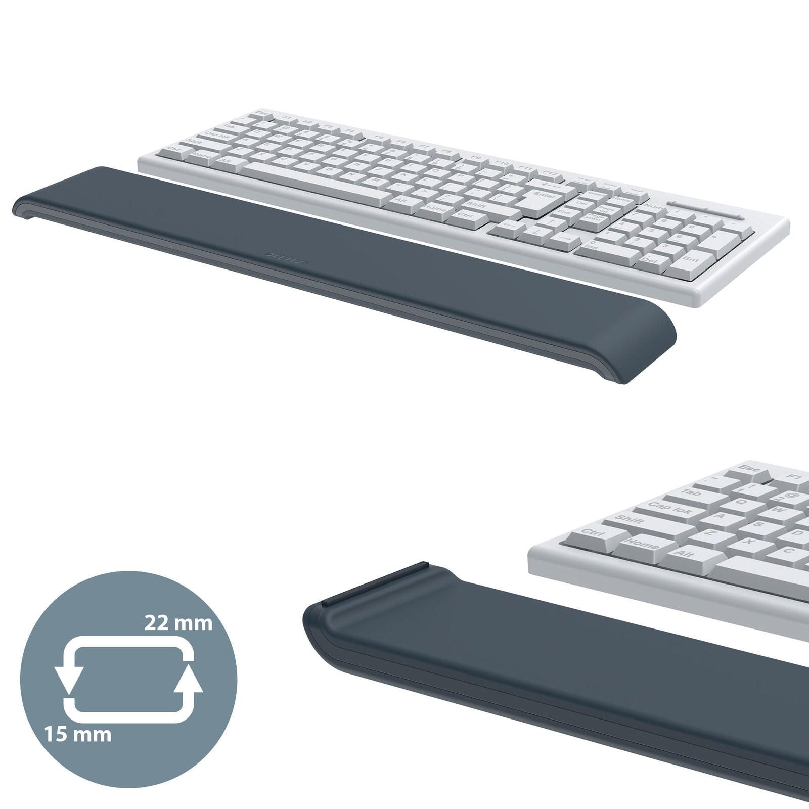 LEITZ Tastatur-Handballenauflage Ergo Cosy dunkelgrau