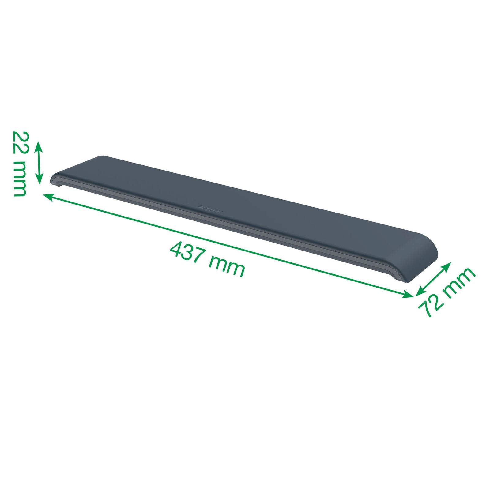 LEITZ Tastatur-Handballenauflage Ergo Cosy dunkelgrau