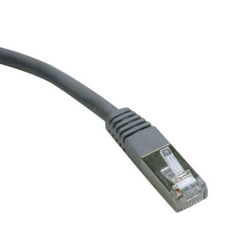 Eaton Tripp Lite Series Cat6 Gigabit Molded Shielded (FTP) Ethernet Kabel (RJ45 Stecker/Stecker), PoE, Grau, 7 ft. (2.13
