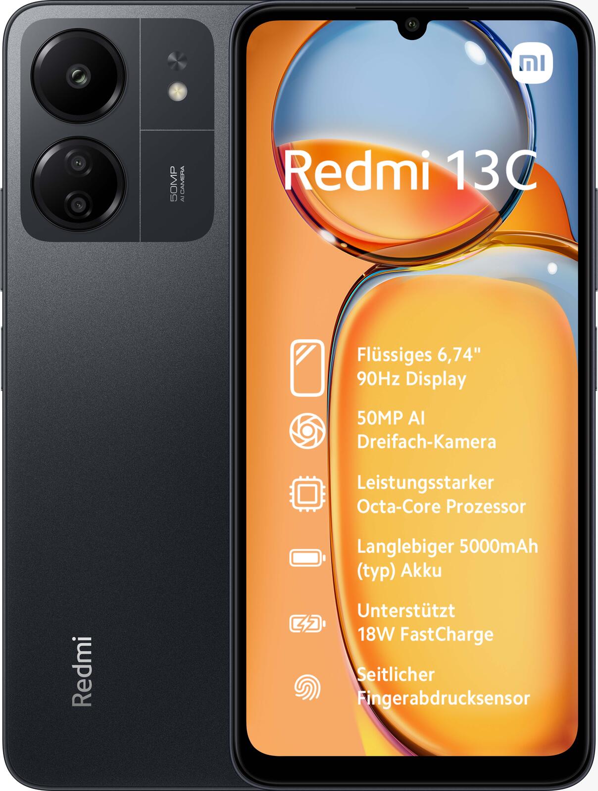 Xiaomi Redmi 13C 4G 128GB schwarz